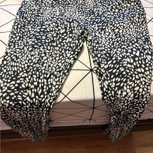 Saltwater LUXE Indigo and Cream Patterned Pants